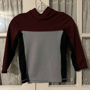 😉Bundle Days😉 Boys OshKosh B’Gosh Hoodie Gray Black Maroon Lightweight